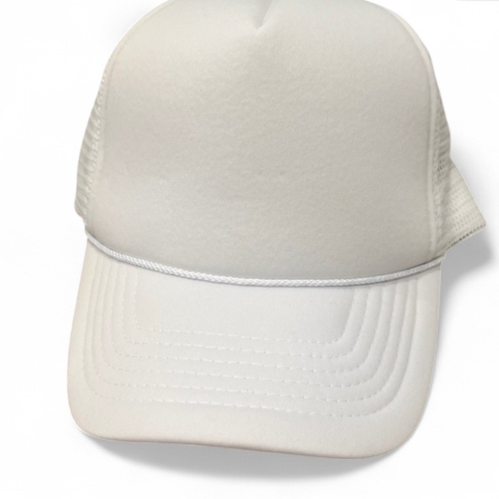 White Trucker Hat
